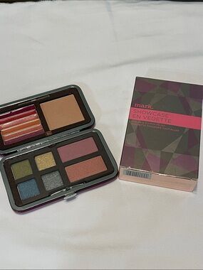 mark. Eyeshadow & Cheek Palette — Plum, Pink, Olive, Blue, Gold